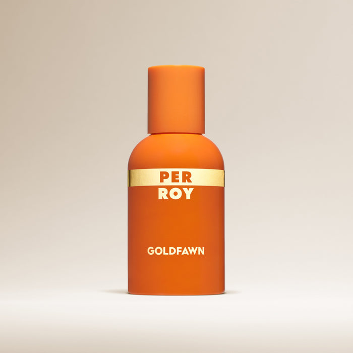 Perroy Packshot flacon Goldfawn 100ml fond beige