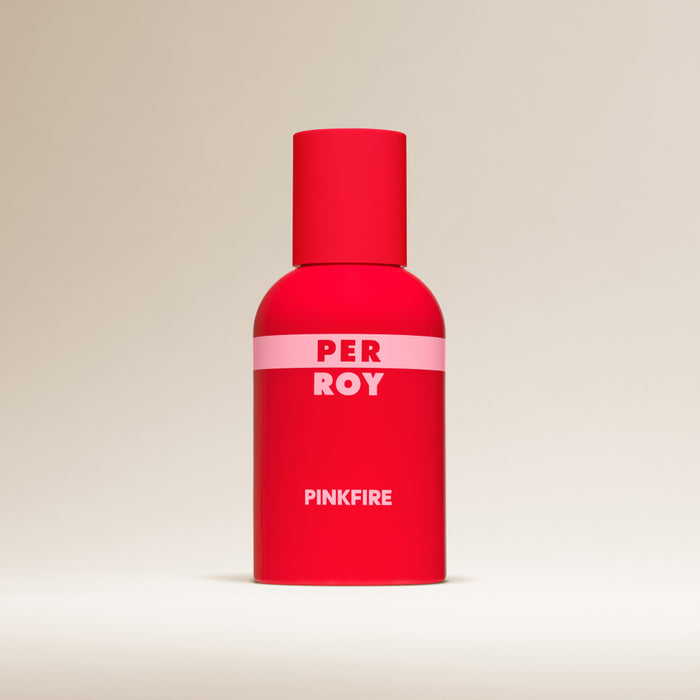 Perroy Packshot flacon Pinkfire 100ml fond beige